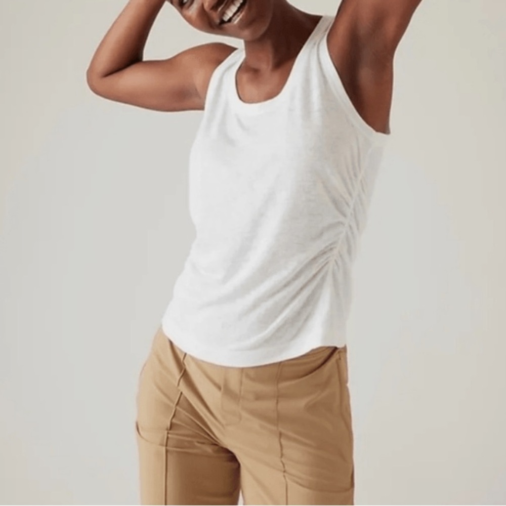 Athleta White Tank Top, small